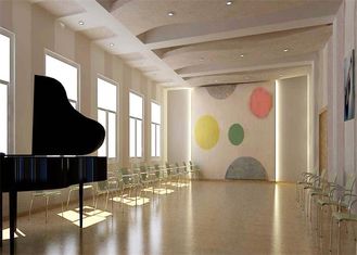 Moistureproof Touchable acústico dos painéis de parede da decoração 3d de Music Room