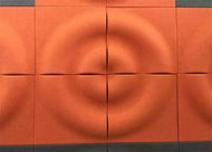 Os painéis de parede 3D acústicos interiores/os painéis de parede redução de ruído reciclaram o material