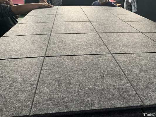De parede 3D dos painéis fibra 100% de poliéster acústica de obstrução sadia