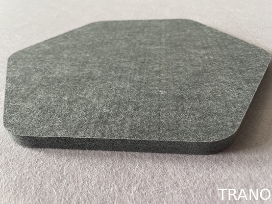 20mm PET leve Painéis hexagonais acústicos de feltro Várias cores Alta absorção de som