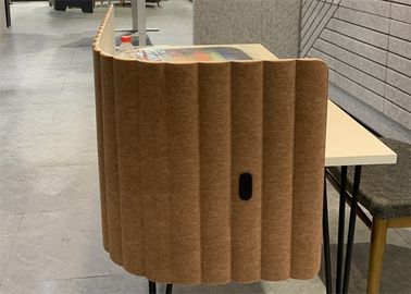 Anti 4' estático de superfície semi rígido divisores acústicos da mesa de x8