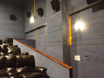 O cinema mura a isolação térmica disponível das cores do painel acústico 8 de fibra de poliéster