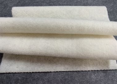Rasgo não tecido da embalagem do rolo da espessura da tela 1.5mm de feltro do branco resistente