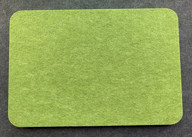 Dos painéis de parede de merecimento sadios da cor verde fogo/painéis acústicos do poliéster - retardador