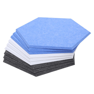 Painéis insonorizados hexagonais de 24 mm padrão dos EUA 100% poliéster