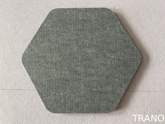 20mm PET leve Painéis hexagonais acústicos de feltro Várias cores Alta absorção de som
